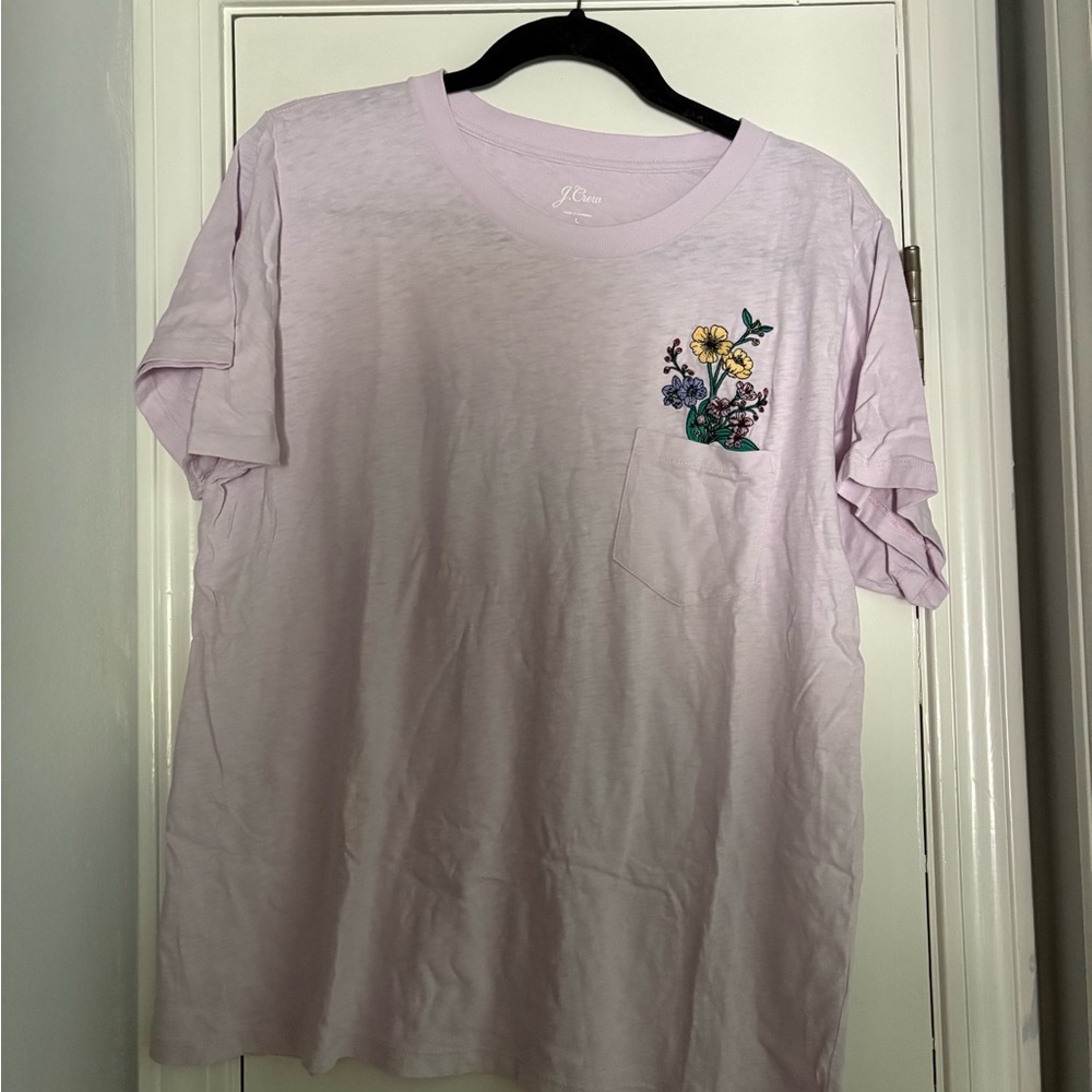 J. Crew Light Purple Tee